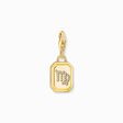 Gold-plated charm pendant zodiac sign Virgo with zirconia from the Charm Club collection in the THOMAS SABO online store